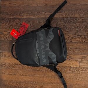 Spray Ground SMASH LOGO Ghost DLXSV Backpack ALL BLACK